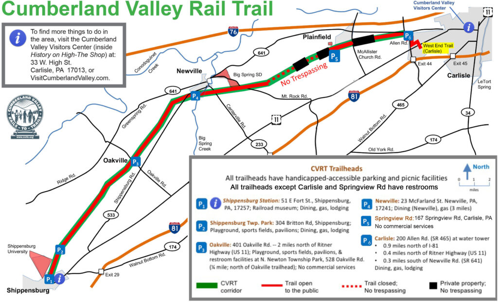 CV Trail Map